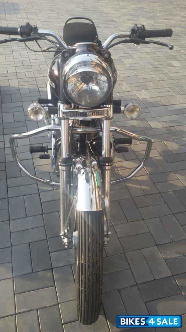 Gray Royal Enfield Bullet Standard 350
