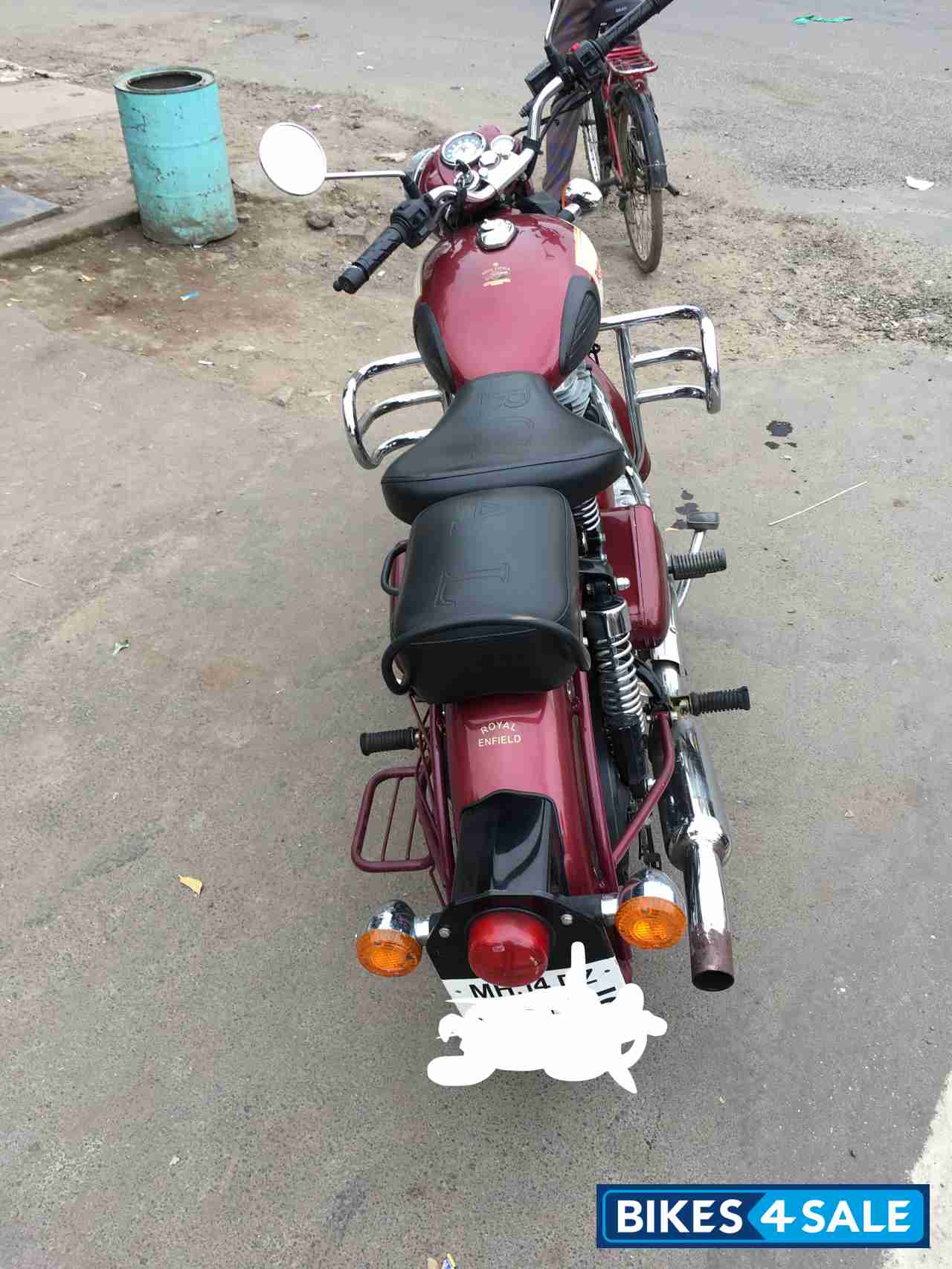 Maroon Royal Enfield Classic 350