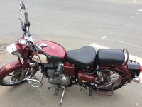 Maroon Royal Enfield Classic 350