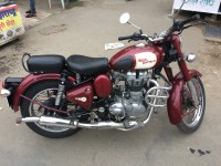 Maroon Royal Enfield Classic 350