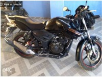Black TVS Apache RTR 160