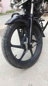 Black Honda CB Shine