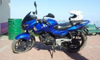 Blue Bajaj Pulsar 200 DTSi