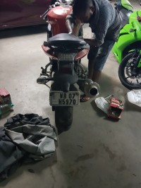 Orange And Black Hyosung GT650R