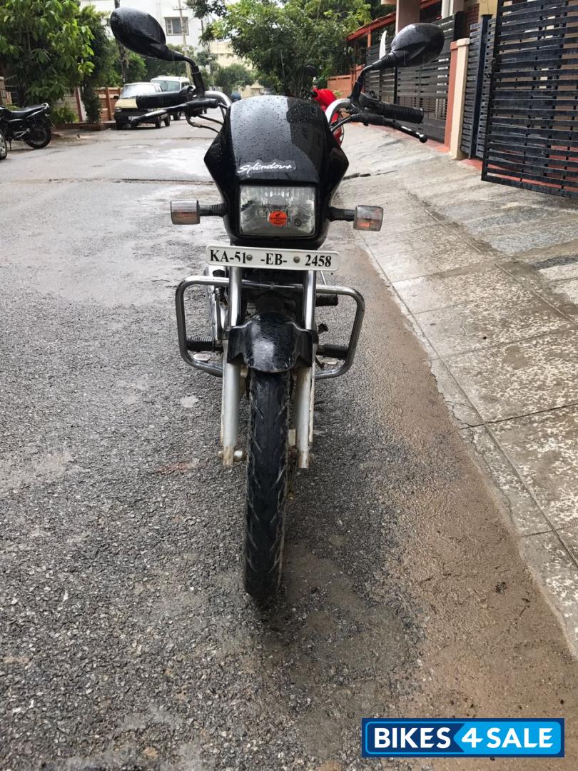 Black With Red Hero Splendor Pro