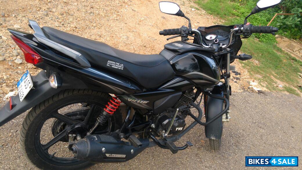 Black And Silver TVS Victor