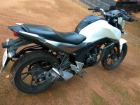 White Honda CB Hornet 160R