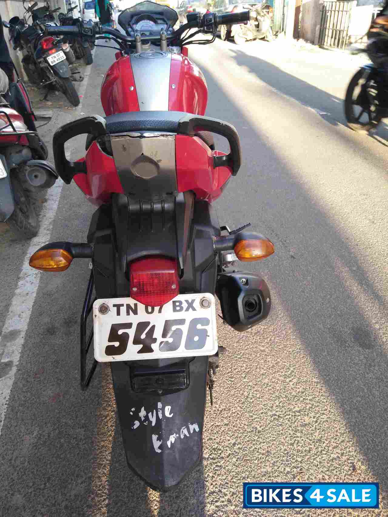 Red And Aash Yamaha FZ-S