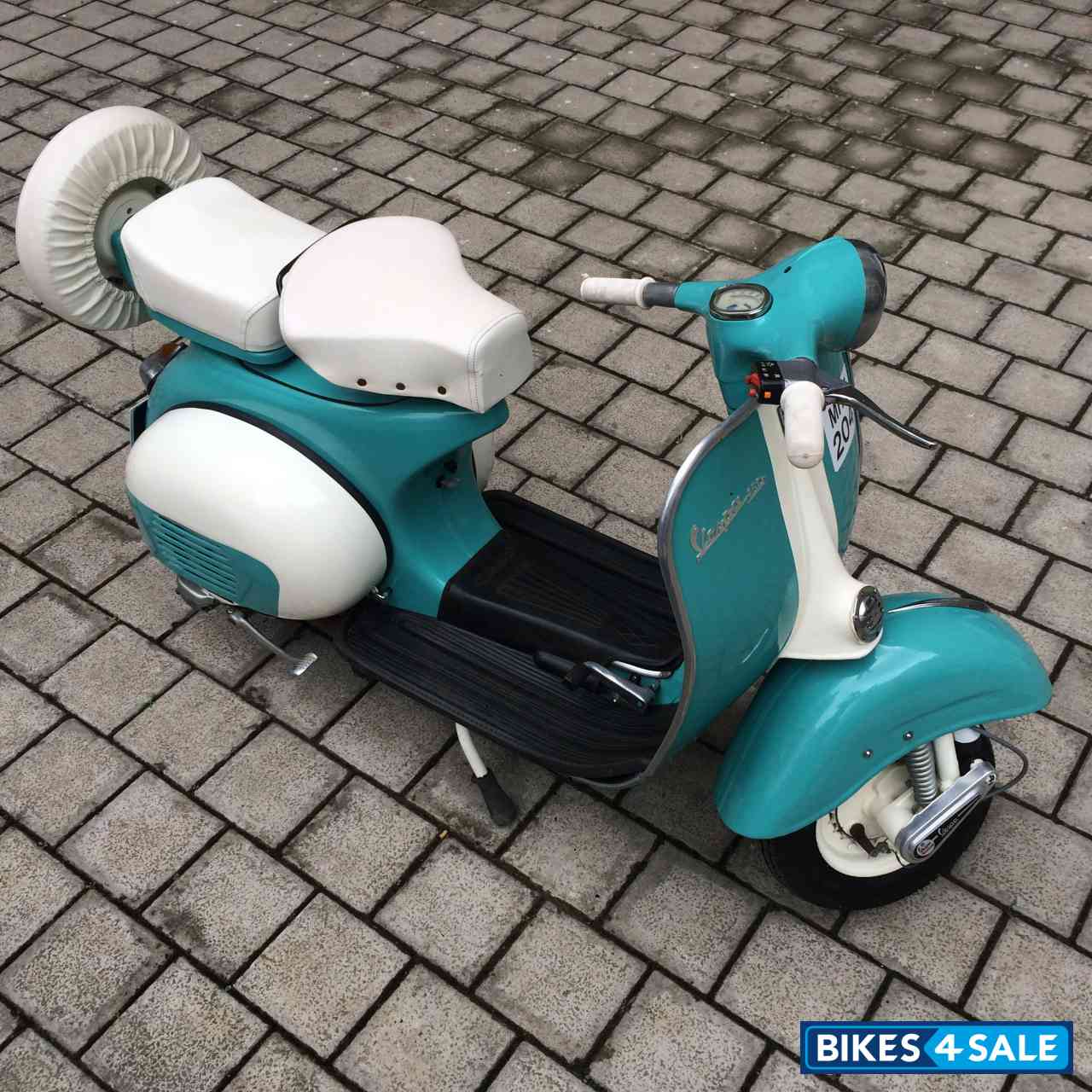 Turquoise Vintage Scooter  Vespa