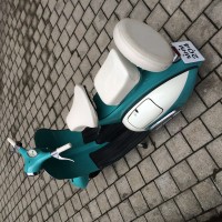 Turquoise Vintage Scooter Vespa