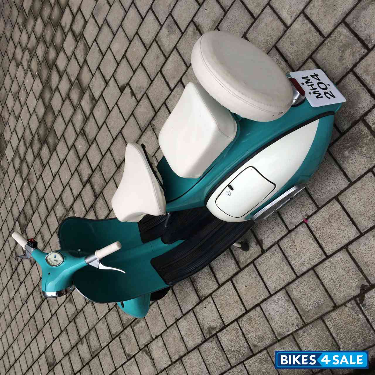 Turquoise Vintage Scooter  Vespa