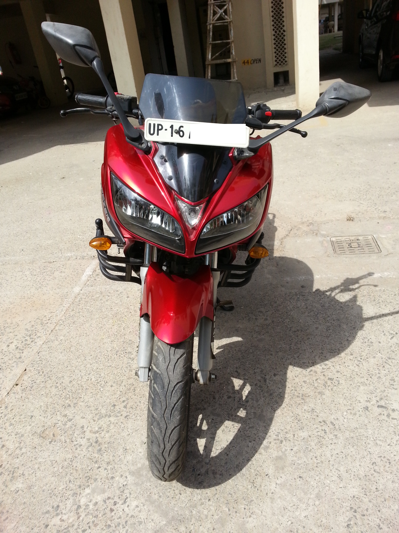 Red Yamaha Fazer