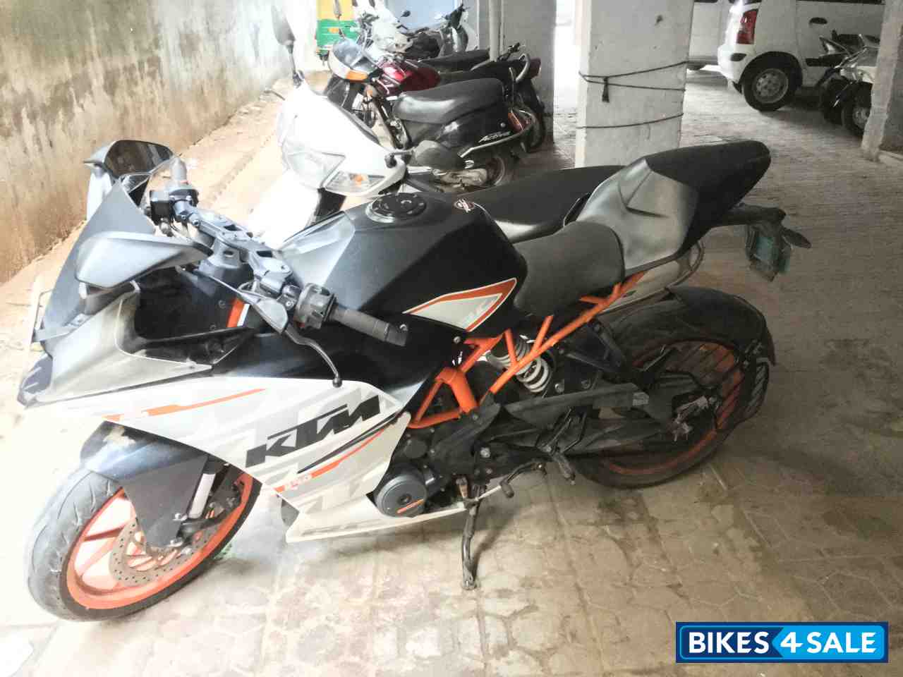 Black, White And Orange KTM RC 390