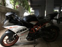 Black, White And Orange KTM RC 390