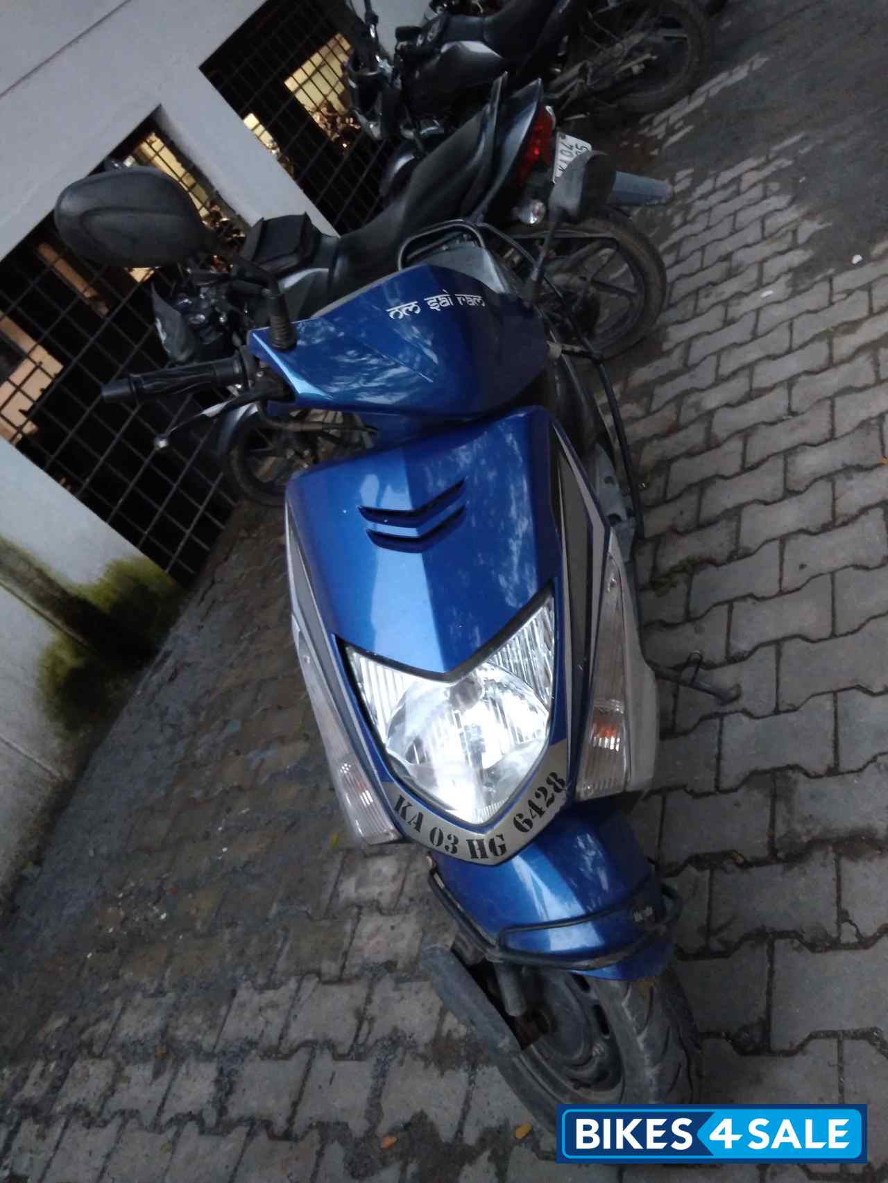 Blue Honda Dio