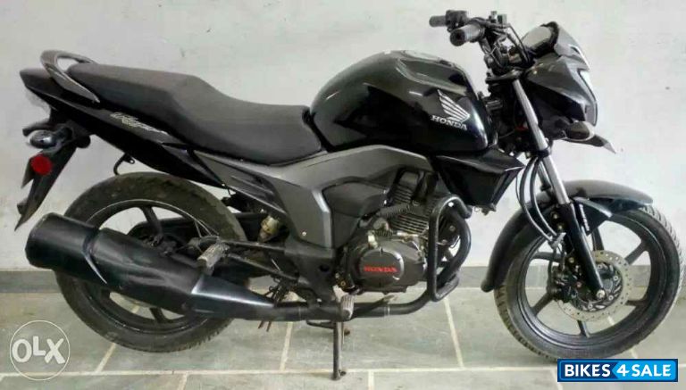Black Honda CB Trigger