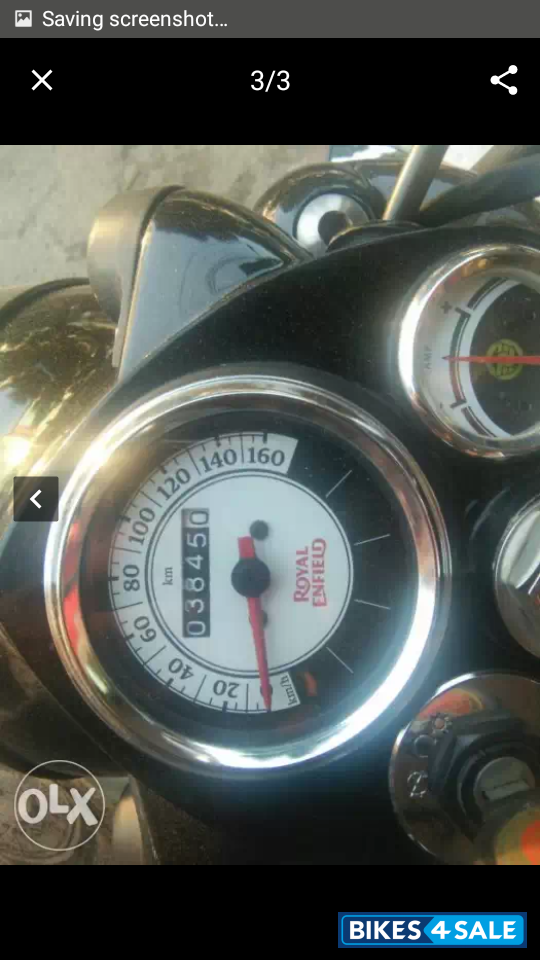 Silver Black Royal Enfield Classic 350