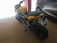 Yellow Bajaj Pulsar 200 NS