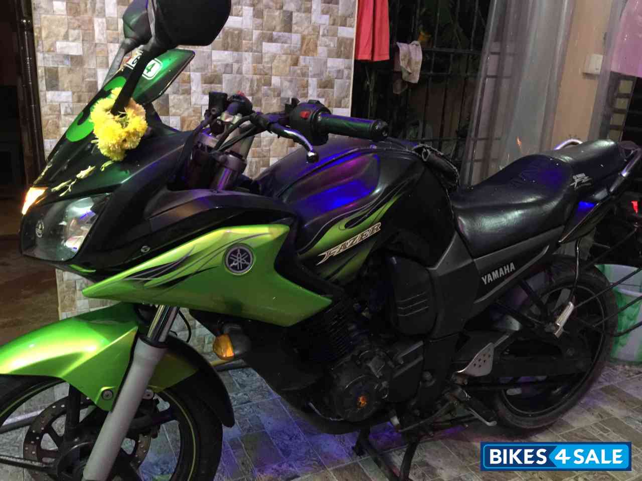 Green Yamaha Fazer