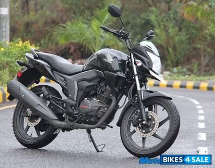 Black Honda CB Trigger