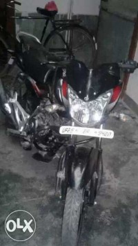 Black And Red Bajaj Discover 100M