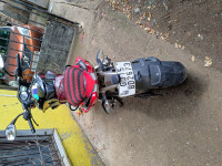 Black And Red Bajaj Pulsar 200 NS