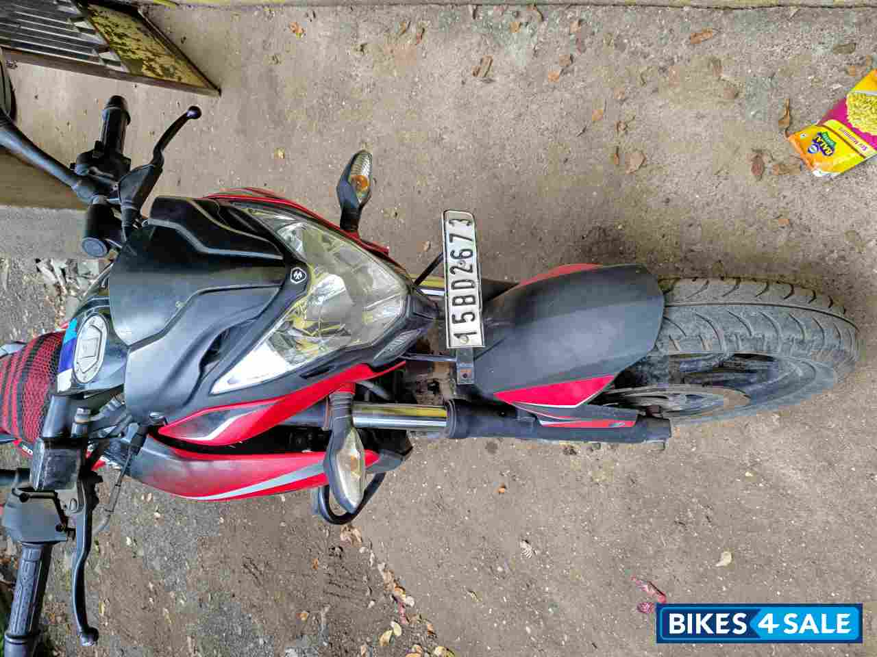 Black And Red Bajaj Pulsar 200 NS