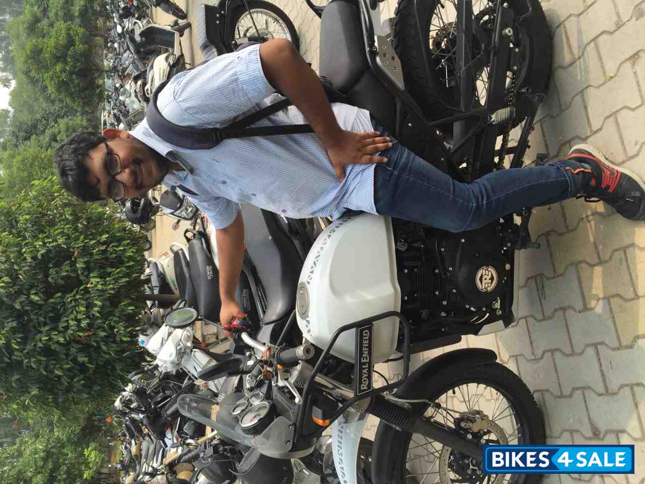 Snow White Royal Enfield Himalayan