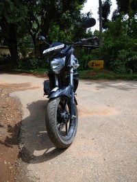 Blue Yamaha FZ-S FI V2