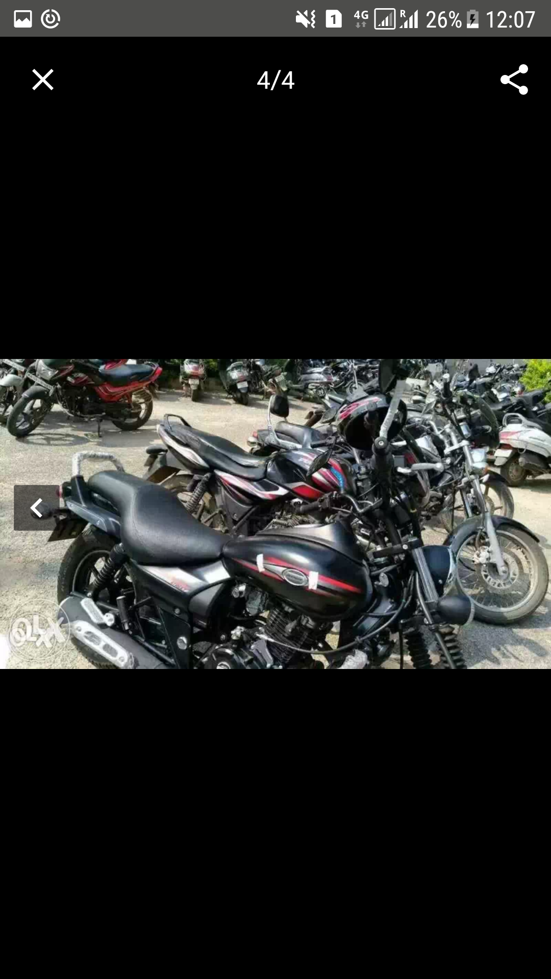 Black Bajaj Avenger Street 220
