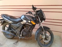 Black And Silver TVS Flame SR125