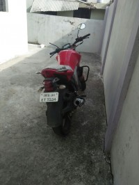 Red Yamaha FZ-S FI V2