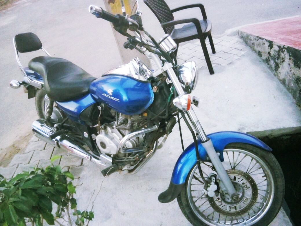 Blue Bajaj Avenger 220 DTS-i
