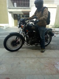 Matte Black Royal Enfield Thunderbird TwinSpark 350