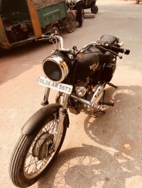 Black Royal Enfield Bullet Electra