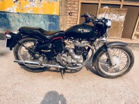 Black Royal Enfield Bullet Electra