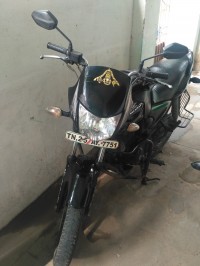 Black Honda CB Shine