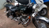 Black Royal Enfield Bullet Electra