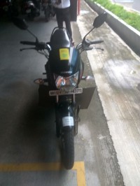 Black Honda CB Shine