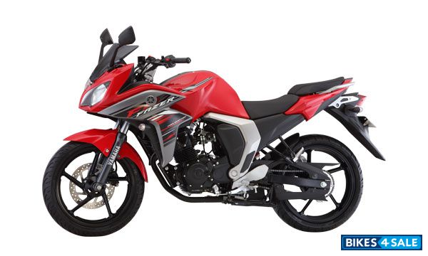 Red Yamaha Fazer FI V2