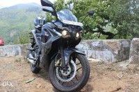 Black And Grey Bajaj Pulsar RS 200