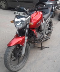 Red Yamaha FZ-S