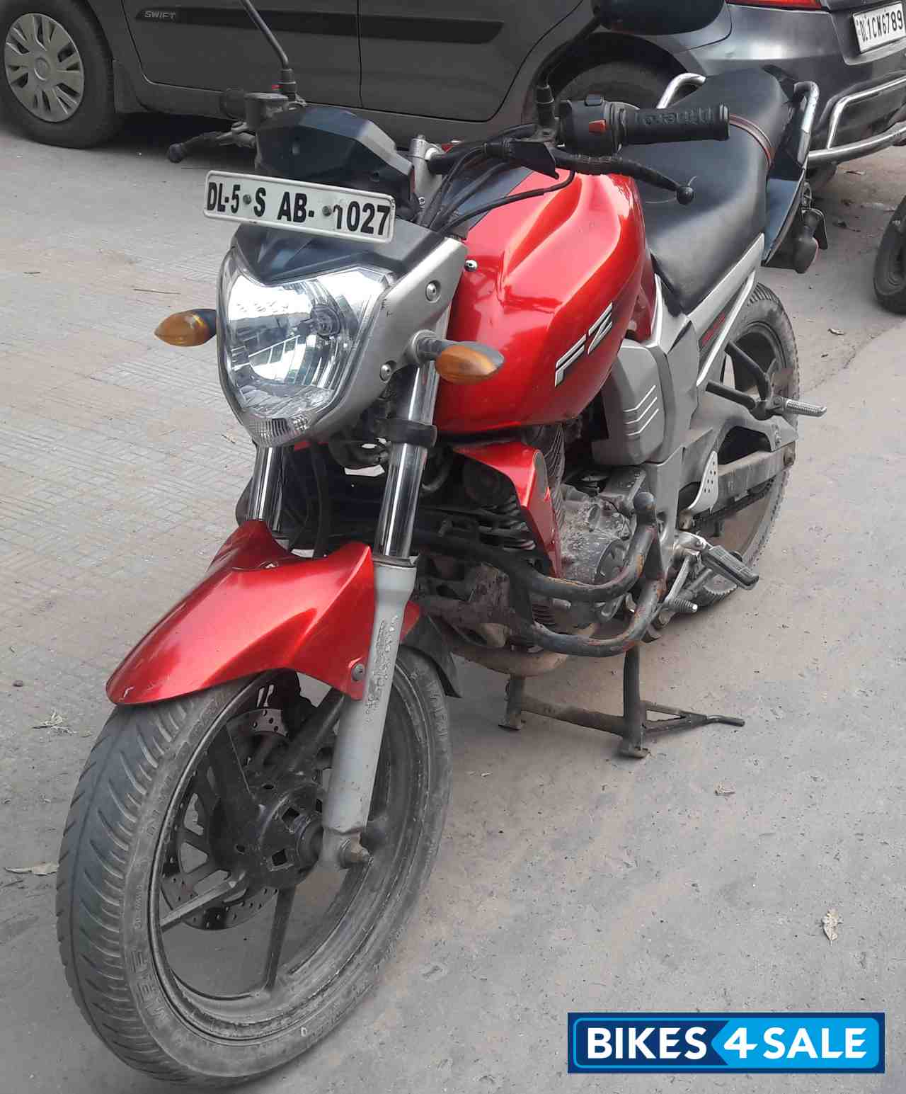 Red Yamaha FZ-S