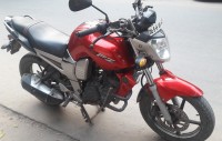 Red Yamaha FZ-S