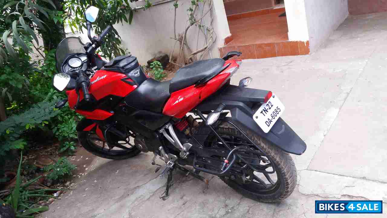 Red Bajaj Pulsar AS 150