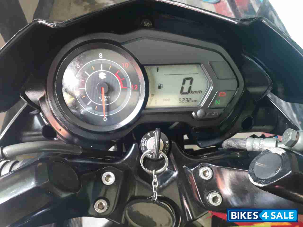 Midnight Black Bajaj Pulsar 135LS