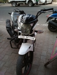 White Honda CB Trigger