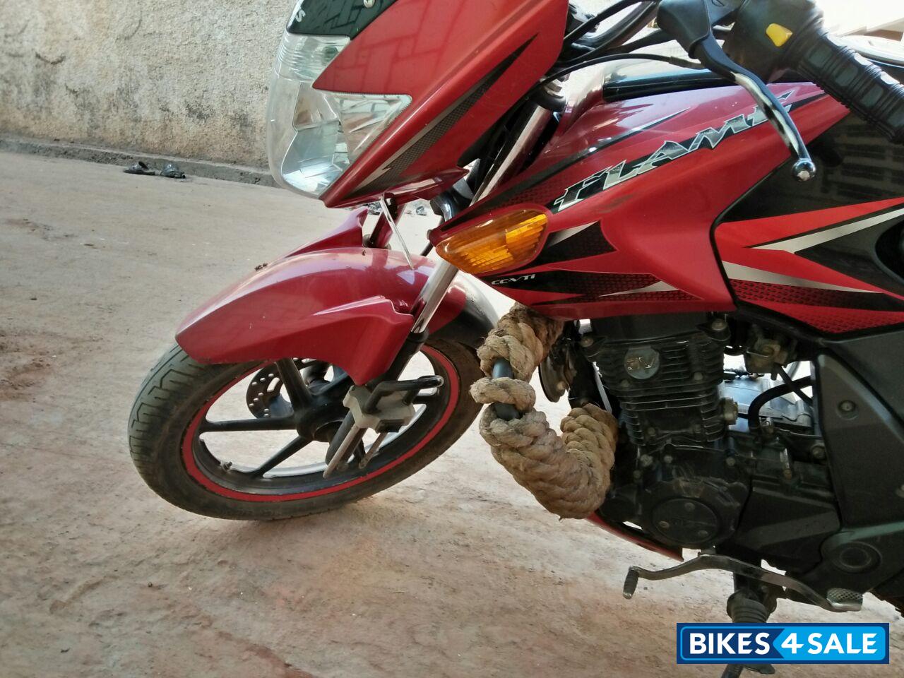Red TVS Flame SR125