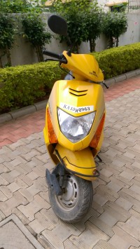 Yellow Honda Dio
