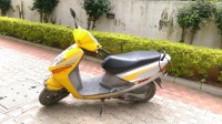 Yellow Honda Dio